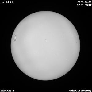 Ha+1.25 angstrom full disk image